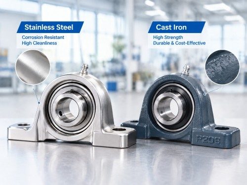 Stainless steel and cast iron pillow block bearing units for industrial applications.jpg